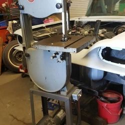 14" Delta Milwaukee Band Saw Single Speed With Original Open Stand Bandsaw