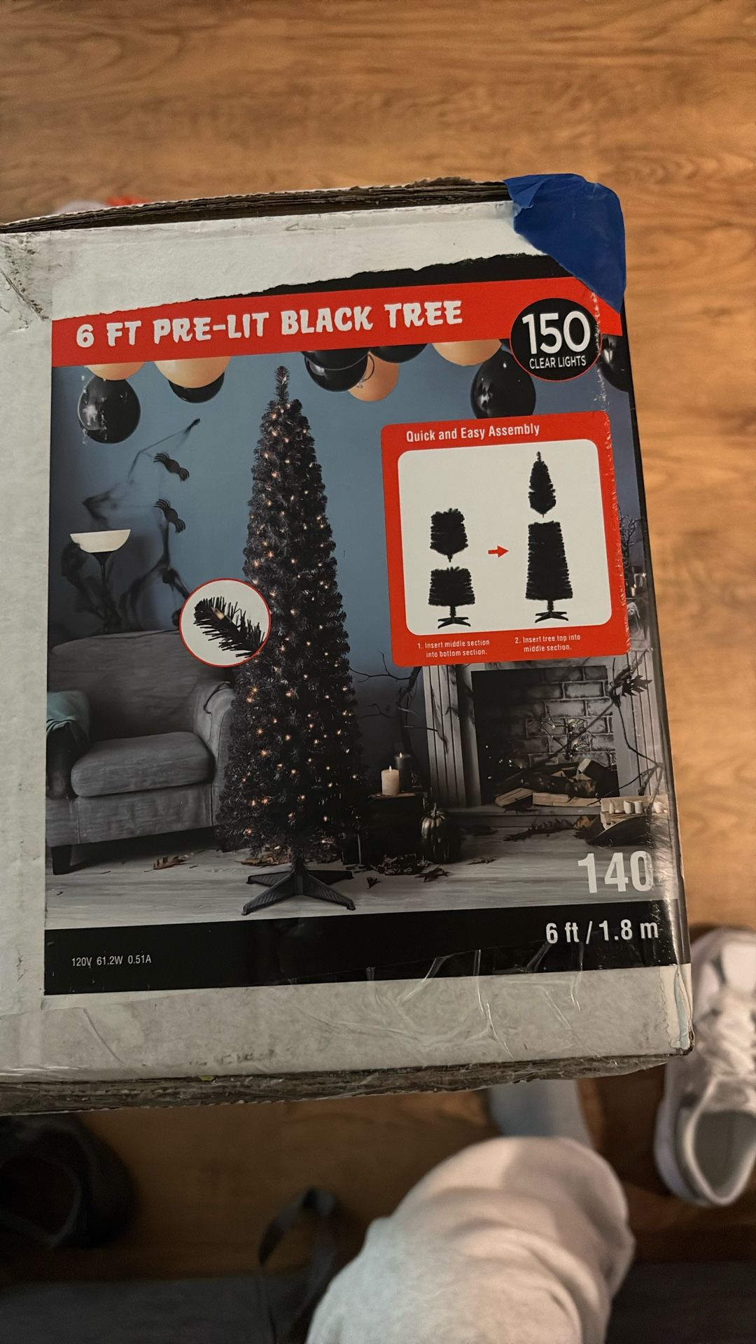 Black Christmas Tree