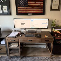 La-Z-Boy Parsons Desk Original $1900