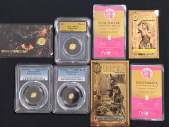 Fractional Gold Collection - PCGS & ICG Graded Gold, Goldbacks, Benchmark Gold - $199