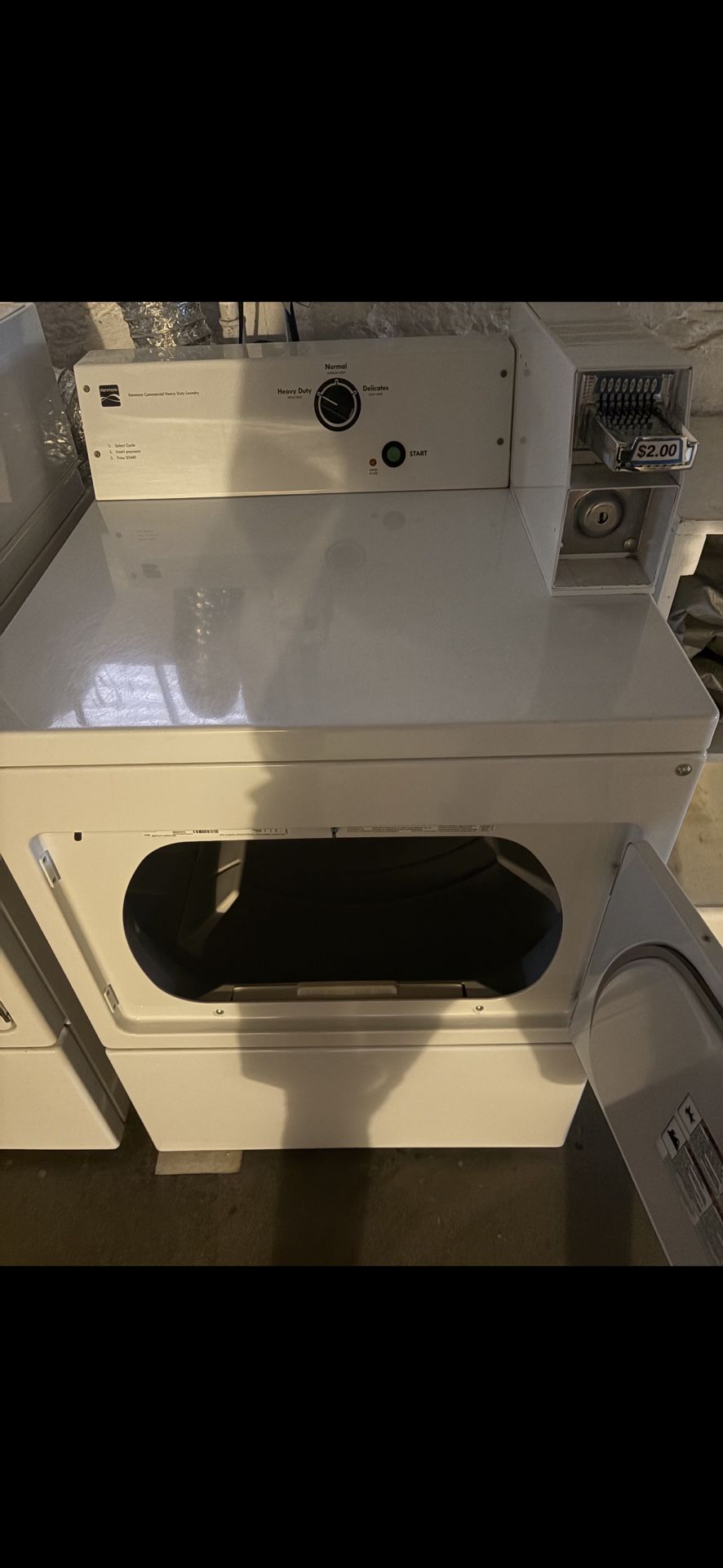 Commercial Washer/Dryer Coin Operated 