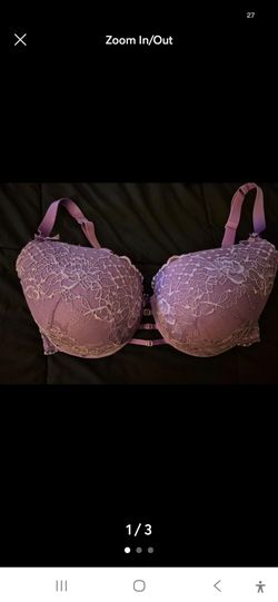 Cacique Purple Lace Push-Up Bra with Straps 38F
