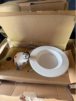 8 recessed lights 5 inch 6 inch smart LED dimmable