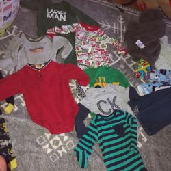 Baby boy, clothes, bag of eight items