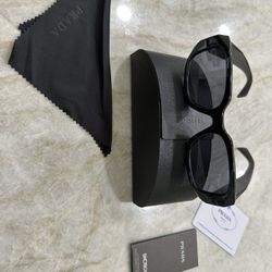 Prada Symbol Black Sunglasses SPR17WS