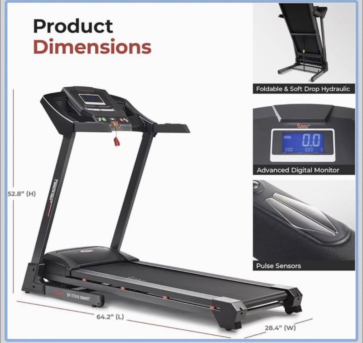 SUNNY TREADMILL-HOME GYM 