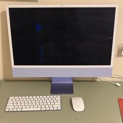 2021 Purple iMac 24” 