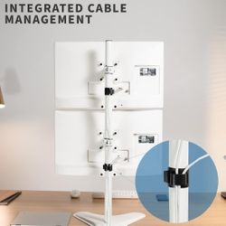 VIVO Dual Monitor Desk Stand Free-Standing LCD Mount
