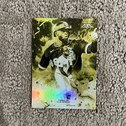 Luis Robert Fired Up Card! Specia Edition Gold Lightning with Rainbow refractor! 