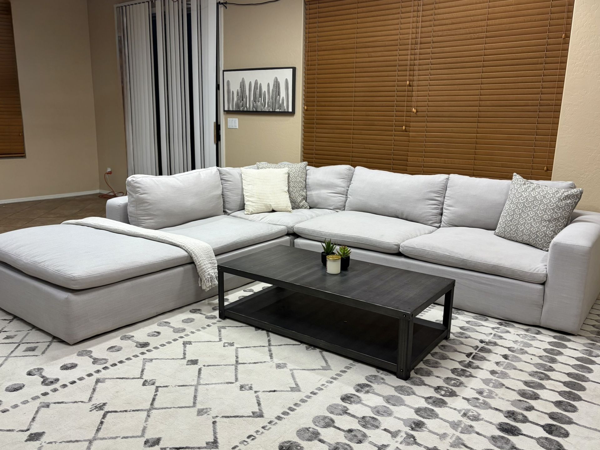 Living Spaces Utopia Cloud Sectional