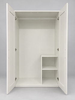 Wardrobe Cabinets — 5 White & 1 Black