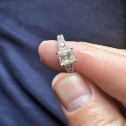 I Carat Princess Cut Engagement Ring  