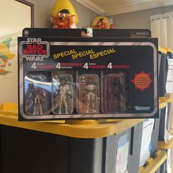 Hasbro Star Wars The Bad Batch Four Action Figures 