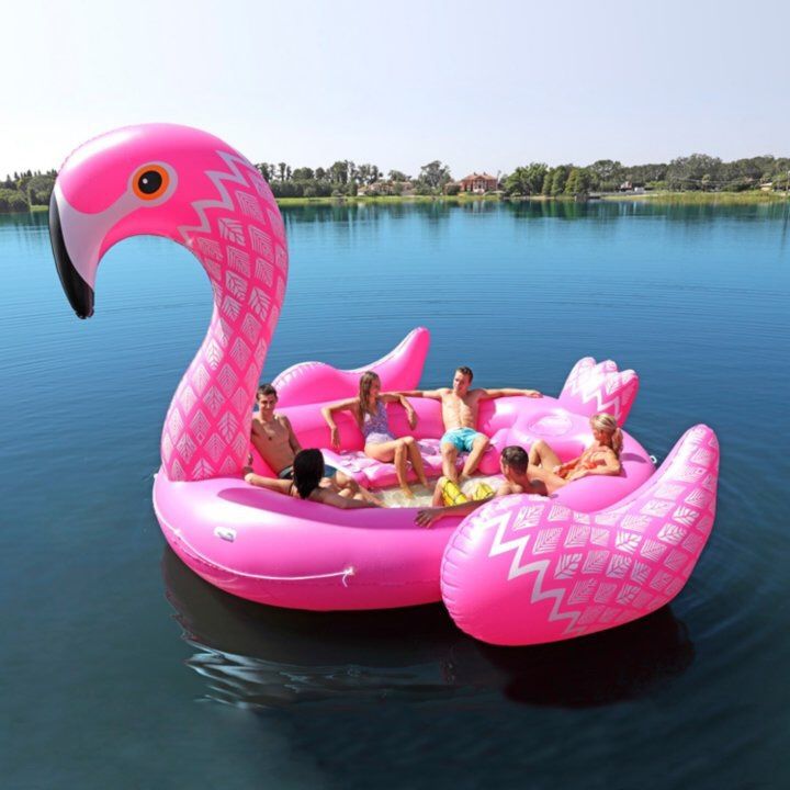 MEGA-SIZED FABULOUS FLAMINGO ISLAND FLOAT