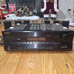 onkyo 7.1 receiver & Bose double cube speakers 