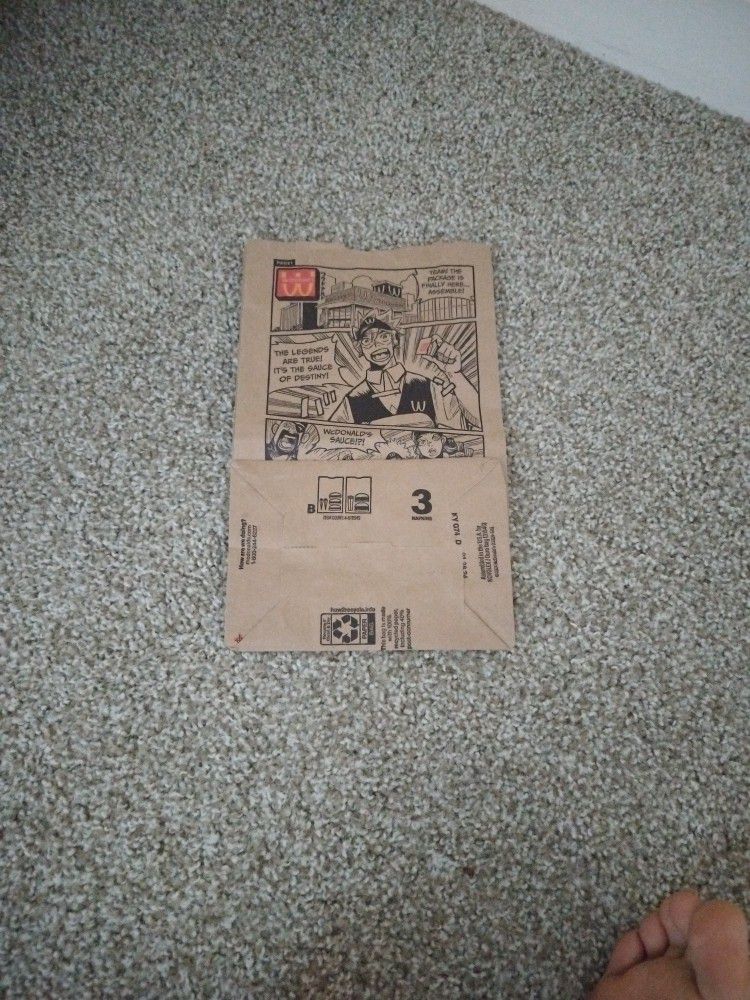 Mcds Anime Paper Bag