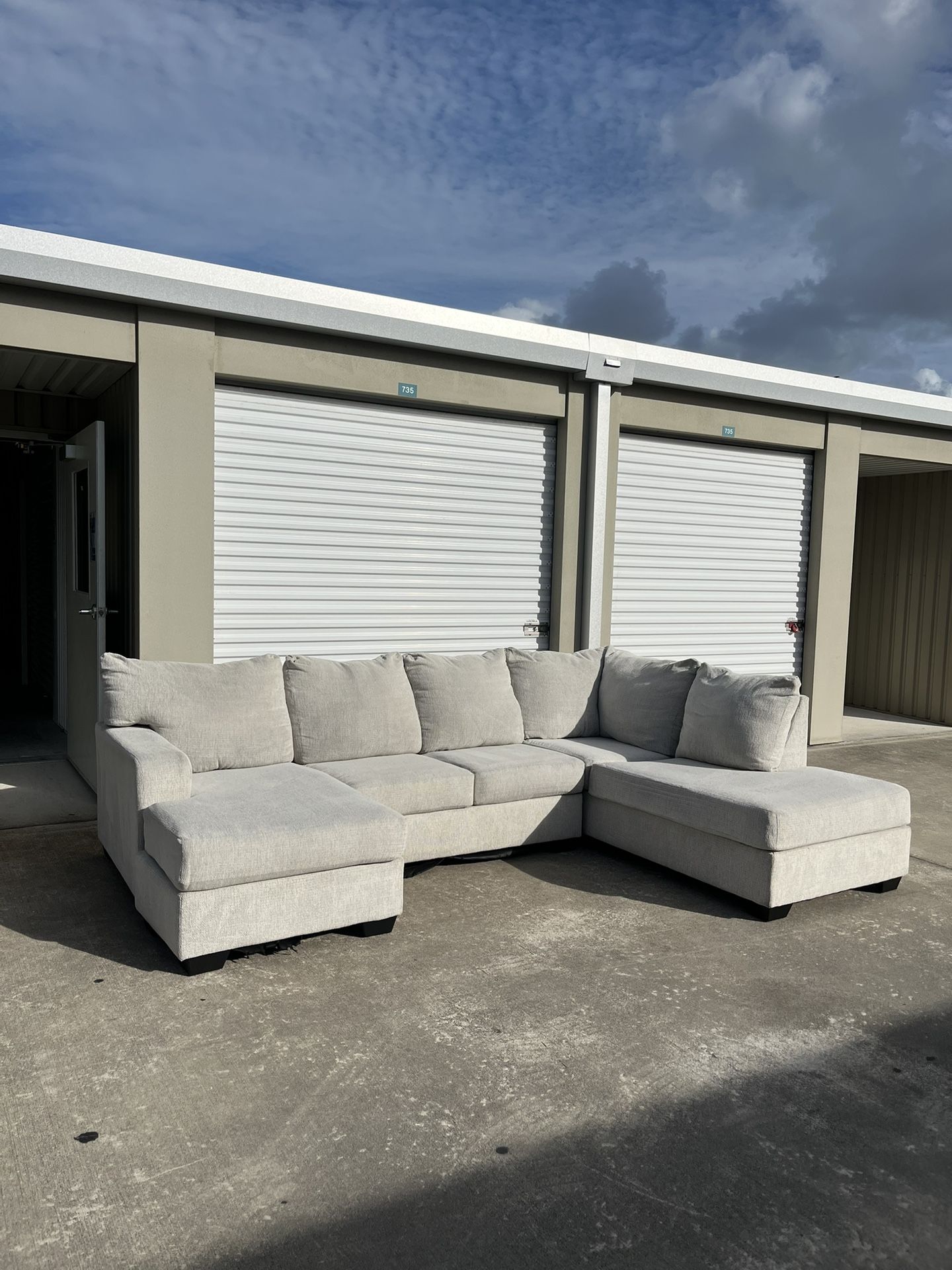 White Sectional Couch
