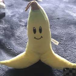 Mario Kart Banana Peel Plush