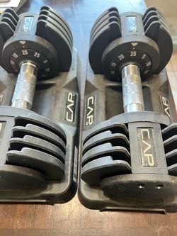 CAP adjustable dumbbells