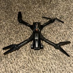 Black Drone With An HD Camera