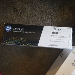 HP LazerJet Ink Cartridges Black Noire 202x