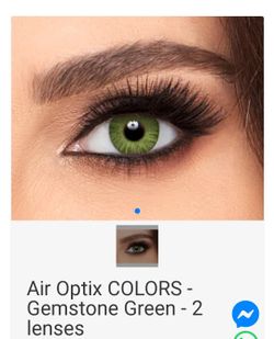 Gemstone GREEN Air OPTIX  contacts