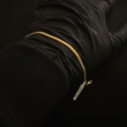 Franco Link gold bracelet