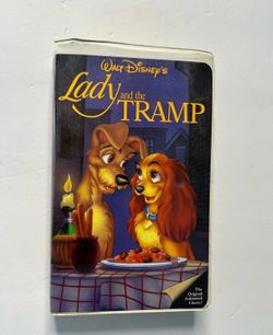 Disney Lady and the Tramp VHS in good condition