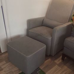 DaVinci Olive Glider and Ottoman