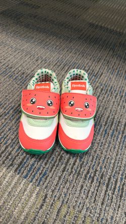 Reebok watermelon kids shoes