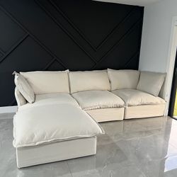 Beige Cloud Sectional (NEW)