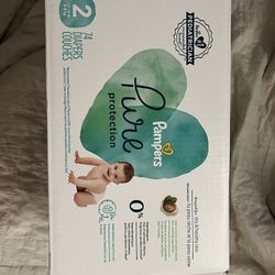 Pampers Pure NIB Size 2, 74 Count