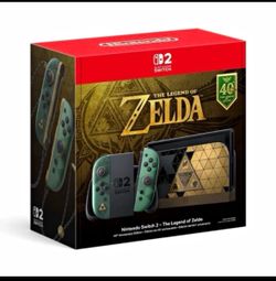 Nintendo Switch 2 – The Legend of Zelda – 40th Anniversary Edition