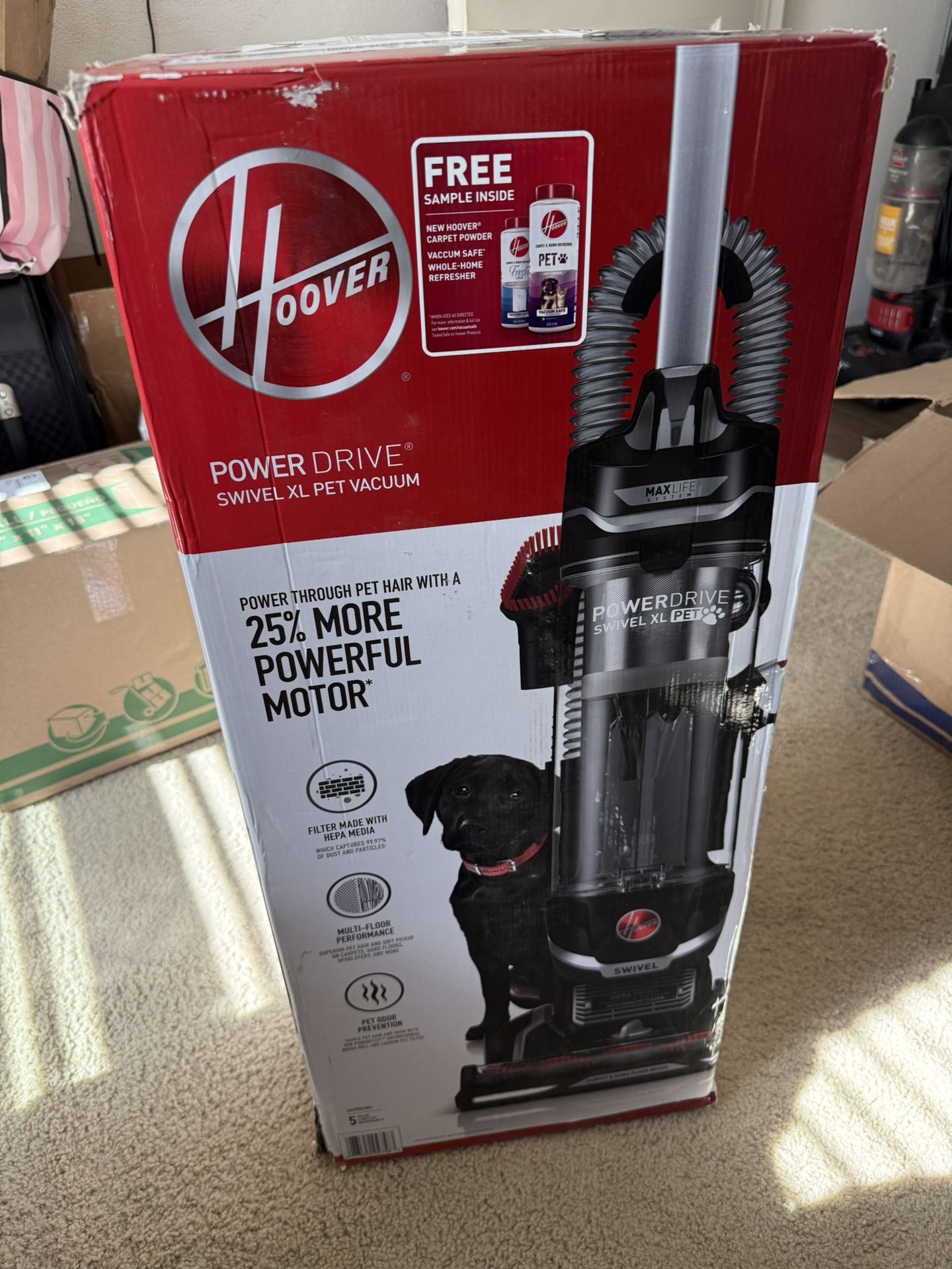Hoover MaxLife High Performance Swivel XL Pet Upright Vacuum Cleaner Brand New!