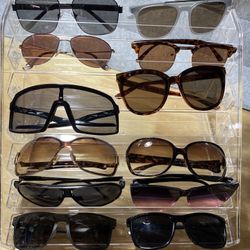 Multiple Sun Glasses, Sunglasses, Ray Bans, Carrera, Oakley, Nike, Maui Jim, Gucci And Much More 