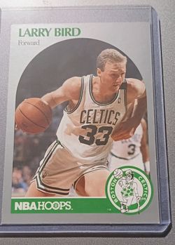 Larry Bird 1991-92 Hoops Boston Celtics #33 Basketball Card