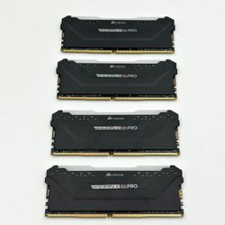 Corsair Vengeance RGB Pro 64GB (4x16GB) RAM DDR4 3200MHz CM64GX4M2E3200C16