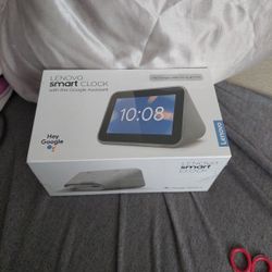 Lenovo Smart Clock W/google Asst.(sealed Box)