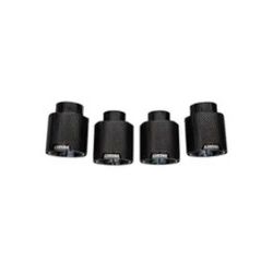 Corsa 21109CFBLK Corvette C8 Carbon Fiber black PVD Exhaust Tip Kit
