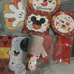 Mickey birthday party Items