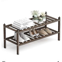 Two Tiered Shoe Rack