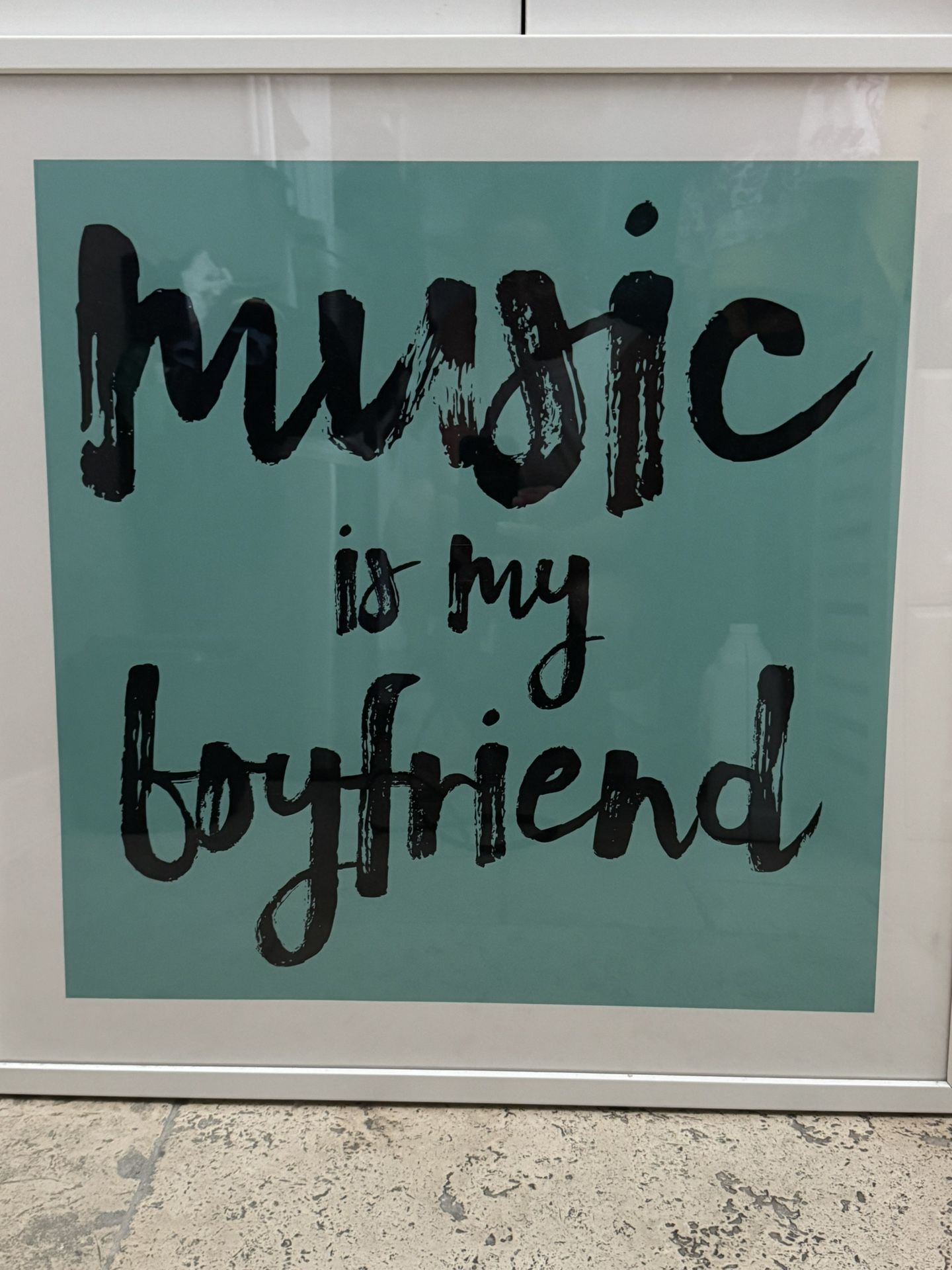 Pottery Barn Teen Artwork Frame With Glass