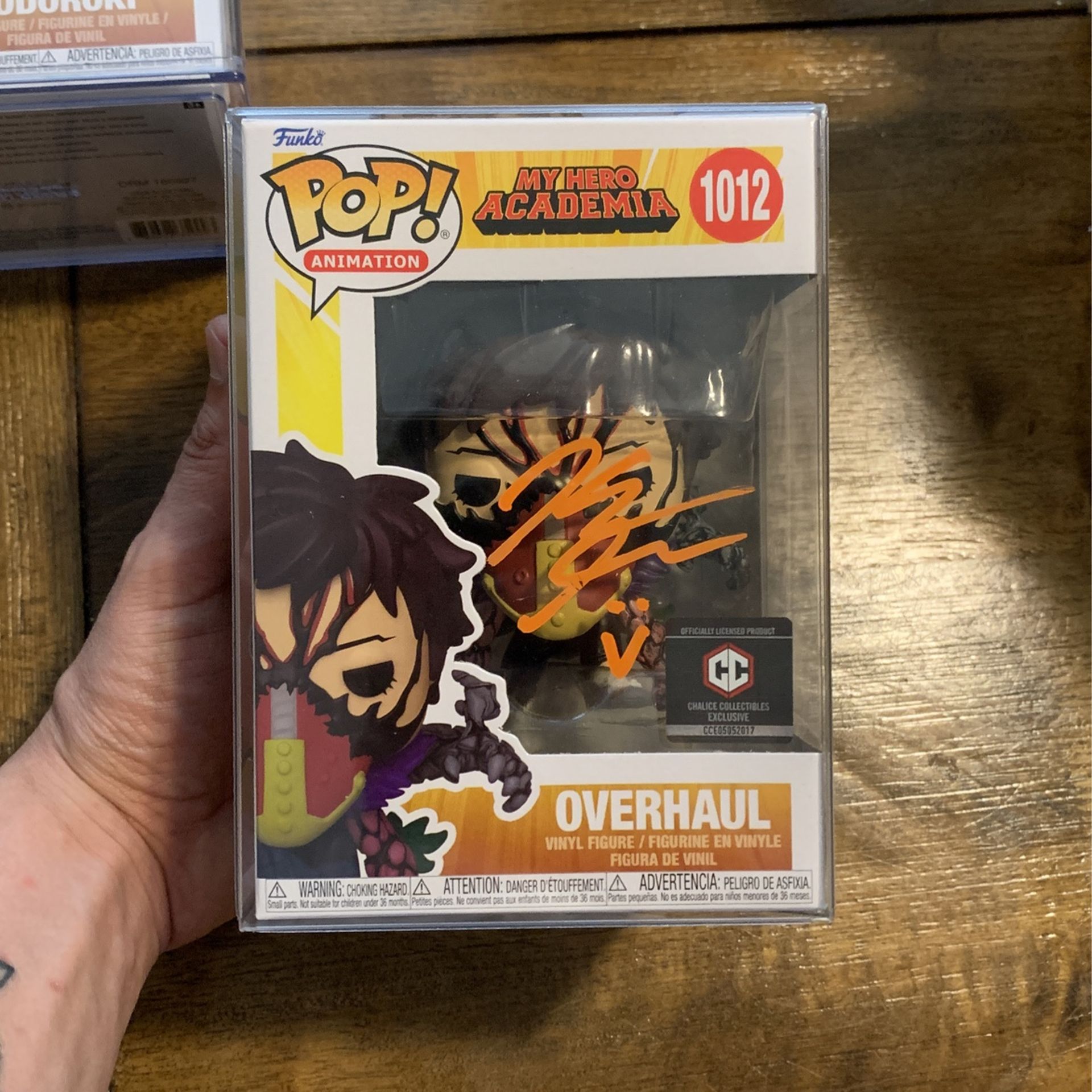 $130 My Hero Academia Signed Funko Pop 