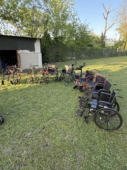 Wheelchairs And Knee Walkers/transport Chairs