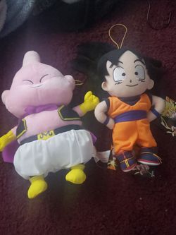 DBZ Goku And Majin Boo Plushie