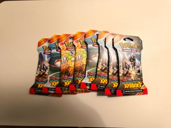 8x Sealed Pokémon Surging Sparks Booster Packs - Carded Blister Lot