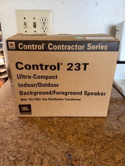 JBL Control 23T Ultra-Compact Indoor/Outdoor Background/Foreground Speakers Pair