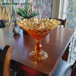 Fenton Amber Glass