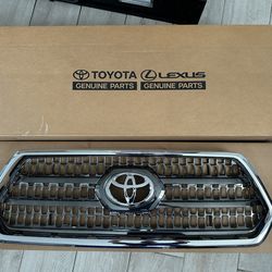 2016 Toyota Tacoma OEM Front Grille / Grill w/ Emblem & Chrome Surround