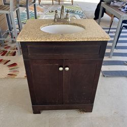 Bathroom Vanity With Sink faucet 